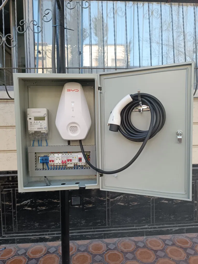 Установка зарядки для электромобиля